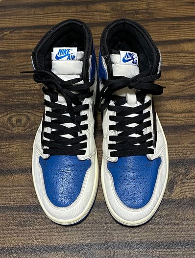 Travis Scott × fragment design × Nike Air Jordan 1 Retro High OG SP "Military Blue"