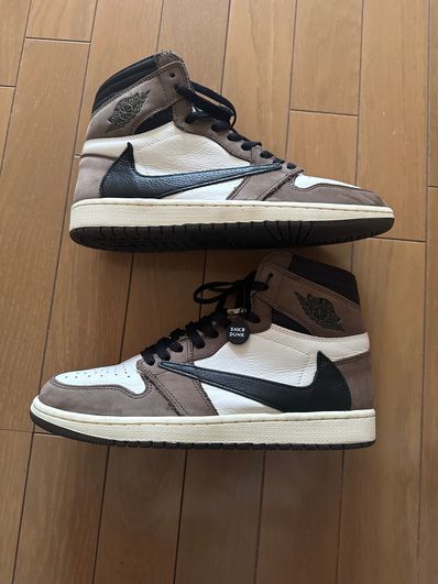 Travis Scott × Nike Air Jordan 1 Retro High OG TS SP "Sail/Dark Mocha"