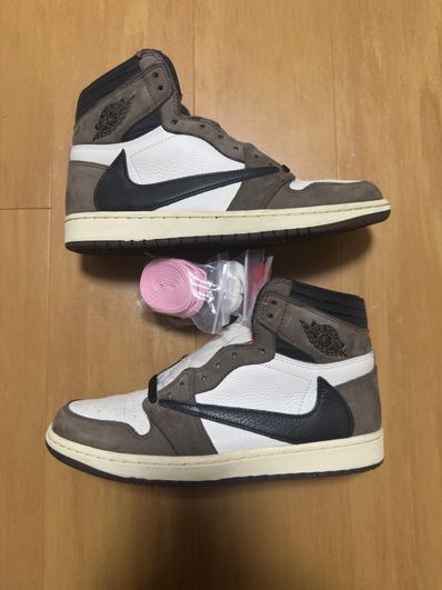 Travis Scott × Nike Air Jordan 1 Retro High OG TS SP "Sail/Dark Mocha"
