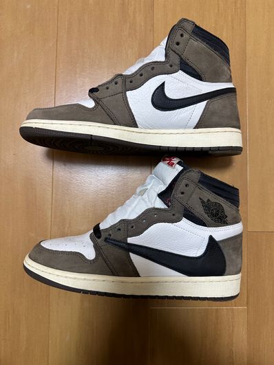 Travis Scott × Nike Air Jordan 1 Retro High OG TS SP "Sail/Dark Mocha"