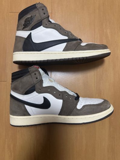 Travis Scott × Nike Air Jordan 1 Retro High OG TS SP "Sail/Dark Mocha"