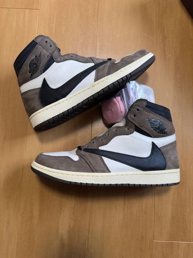 Travis Scott × Nike Air Jordan 1 Retro High OG TS SP "Sail/Dark Mocha"