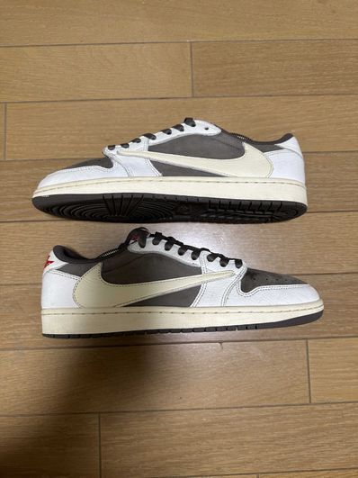 Travis Scott × Nike Air Jordan 1 Low OG SP "Reverse Mocha/Sail and Ridgerock"