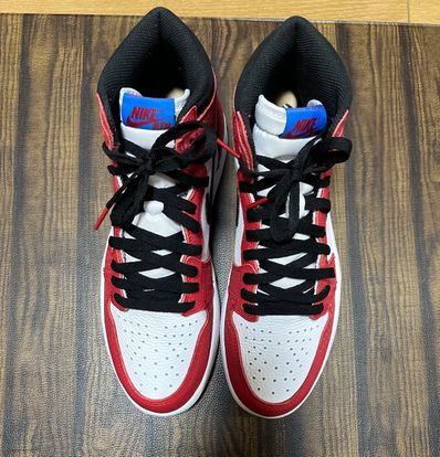 Spiderman × Nike Air Jordan 1 Origin Story "Gym Red/White/Photo Blue/Black"