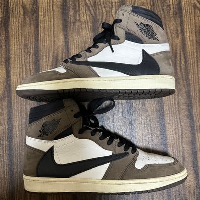 Travis Scott × Nike Air Jordan 1 Retro High OG TS SP "Sail/Dark Mocha"