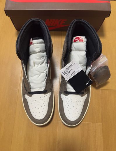 Travis Scott × Nike Air Jordan 1 Retro High OG TS SP "Sail/Dark Mocha"