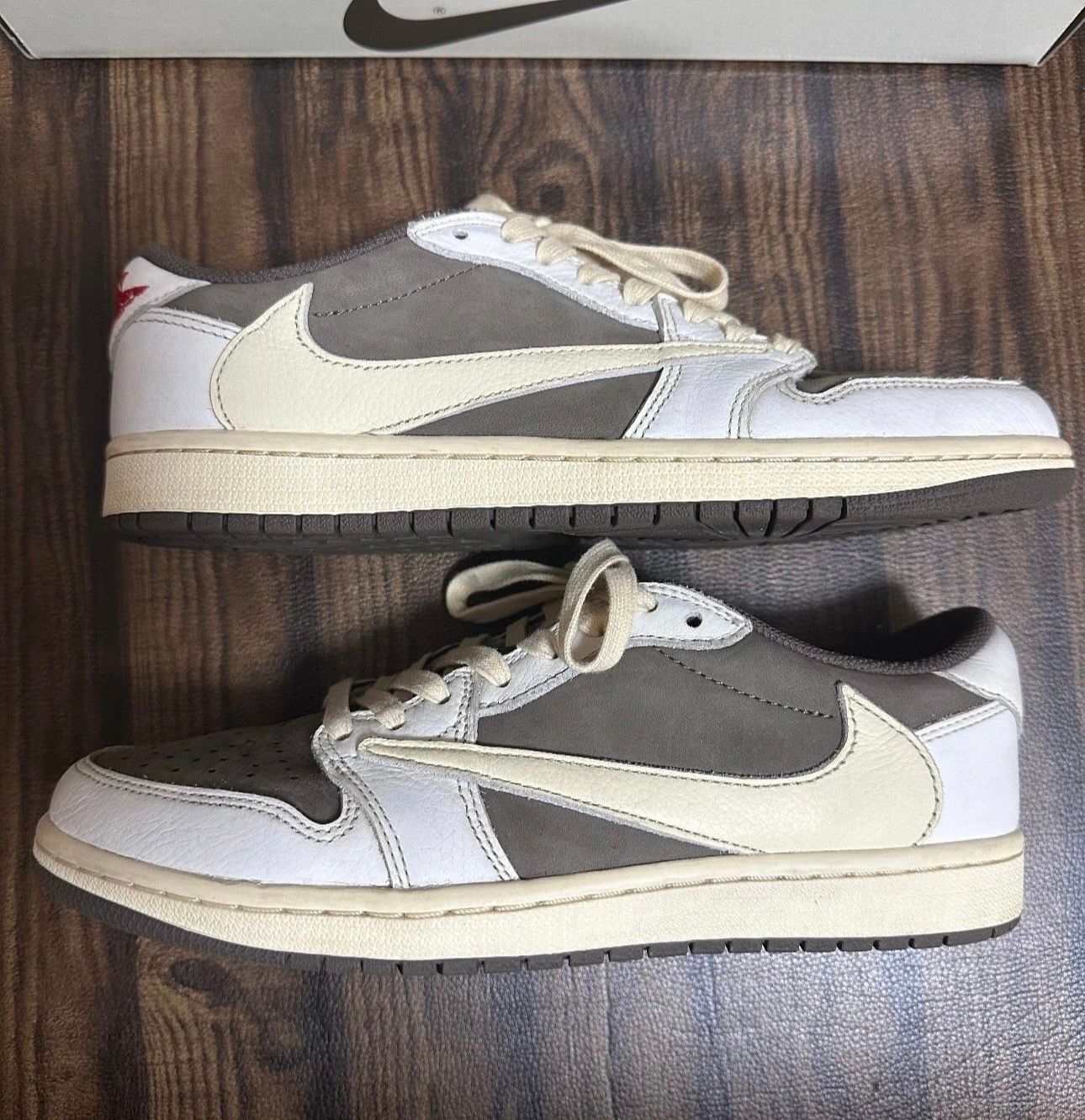 Travis Scott × Nike Air Jordan 1 Low OG SP "Reverse Mocha/Sail and Ridgerock"