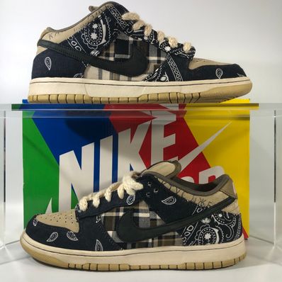 Travis Scott × Nike SB Dunk Low "Black/Parachute Beige"