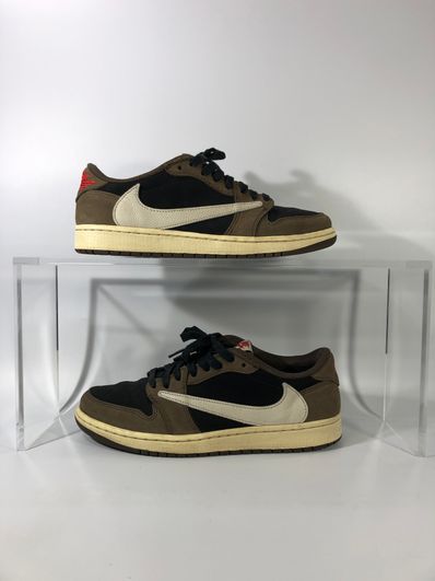 Travis Scott × Nike Air Jordan 1 Low OG SP-T "Black/Dark Mocha"