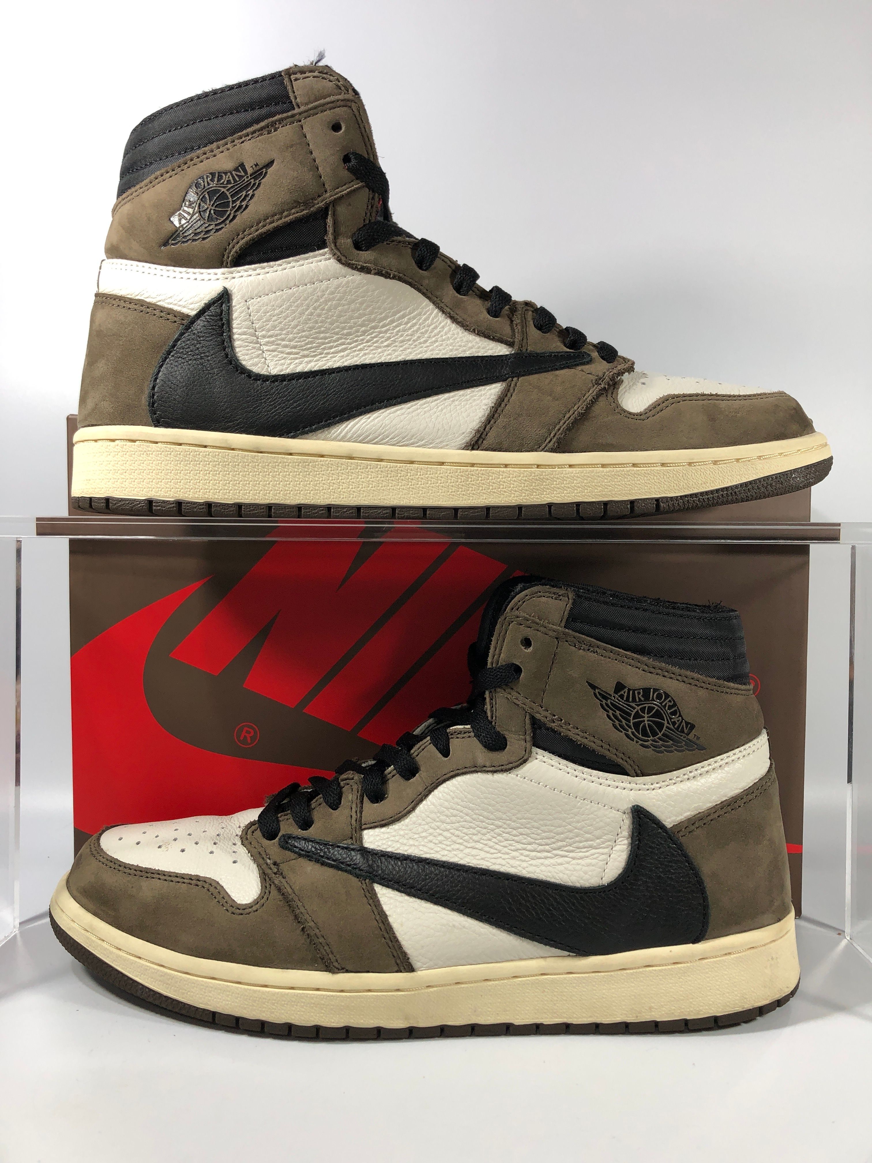 Travis Scott × Nike Air Jordan 1 Retro High OG TS SP "Sail/Dark Mocha"