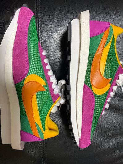 sacai × NIKE LDV WAFFLE "PINE GREEN"