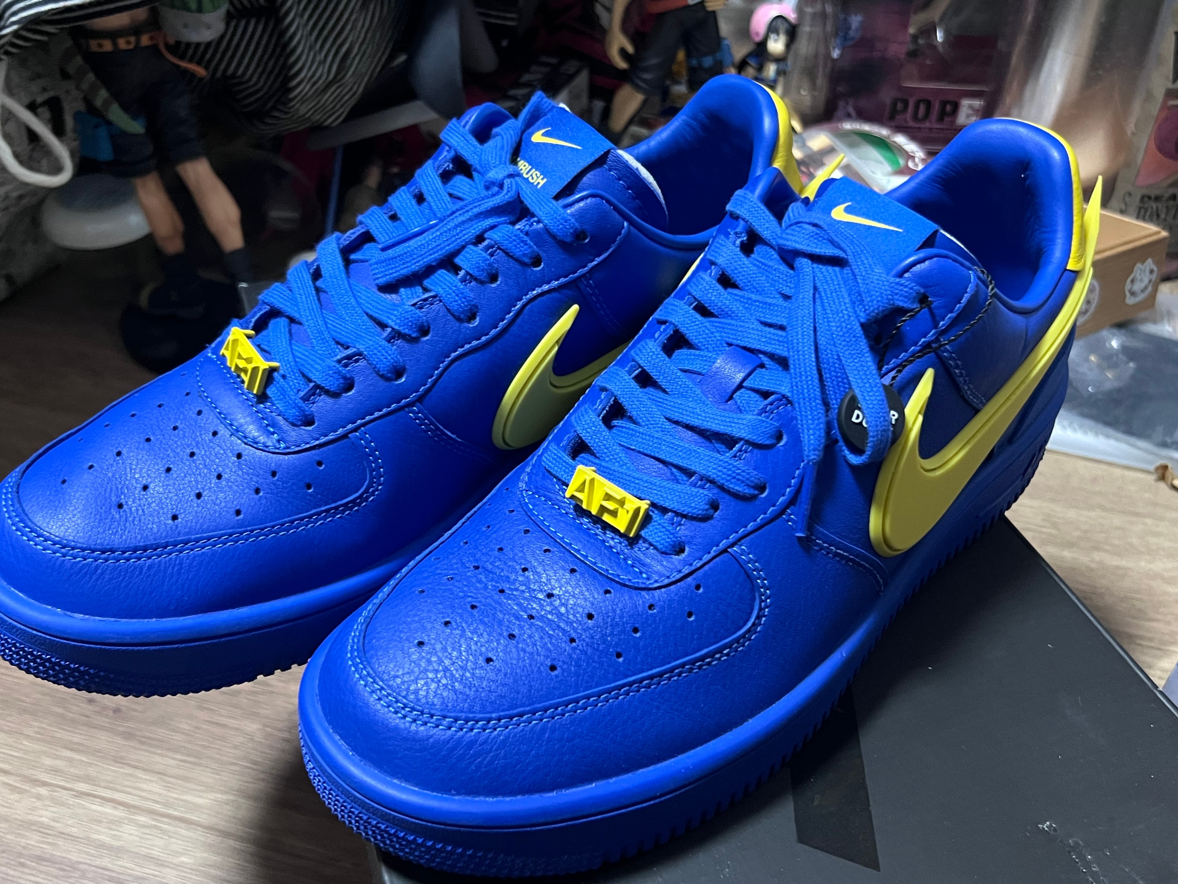 AMBUSH × Nike Air Force 1 Low "Game Royal and Vivid Sulfur"