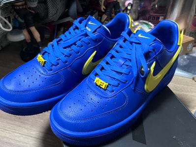 AMBUSH × Nike Air Force 1 Low "Game Royal and Vivid Sulfur"