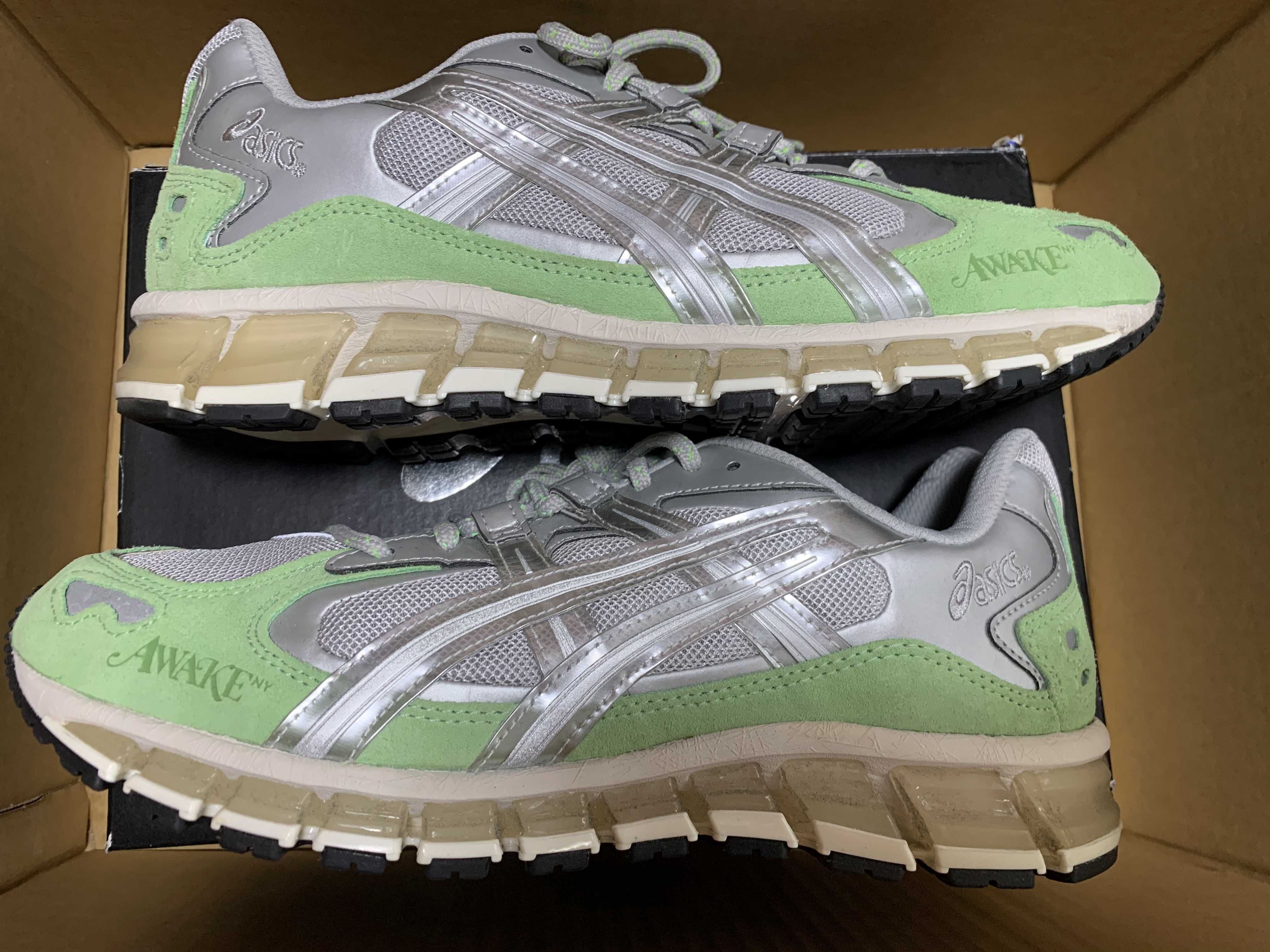 Awake NY × Asics Gel-Kayano 5 360 "Silver/Green"