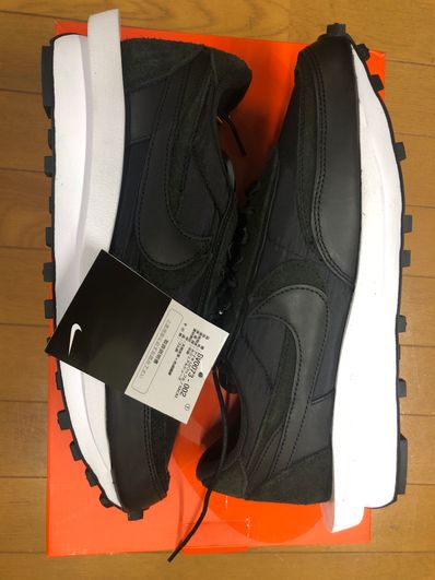 sacai × Nike LDV Waffle "Triple Black"