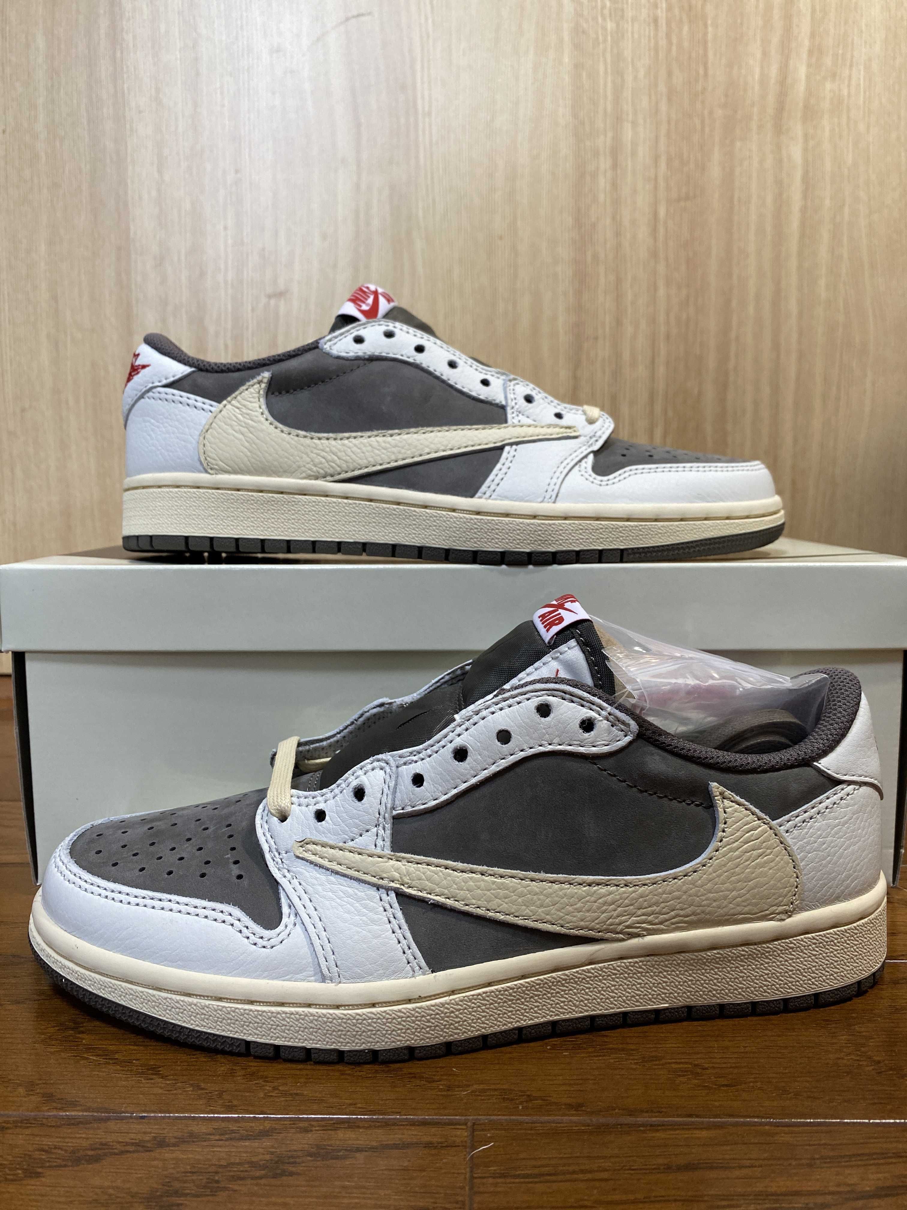 Travis Scott × Nike Air Jordan 1 Low OG SP "Reverse Mocha/Sail and Ridgerock"