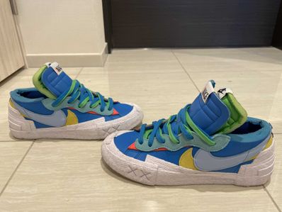 KAWS × sacai × Nike Blazer Low "Neptune Blue"