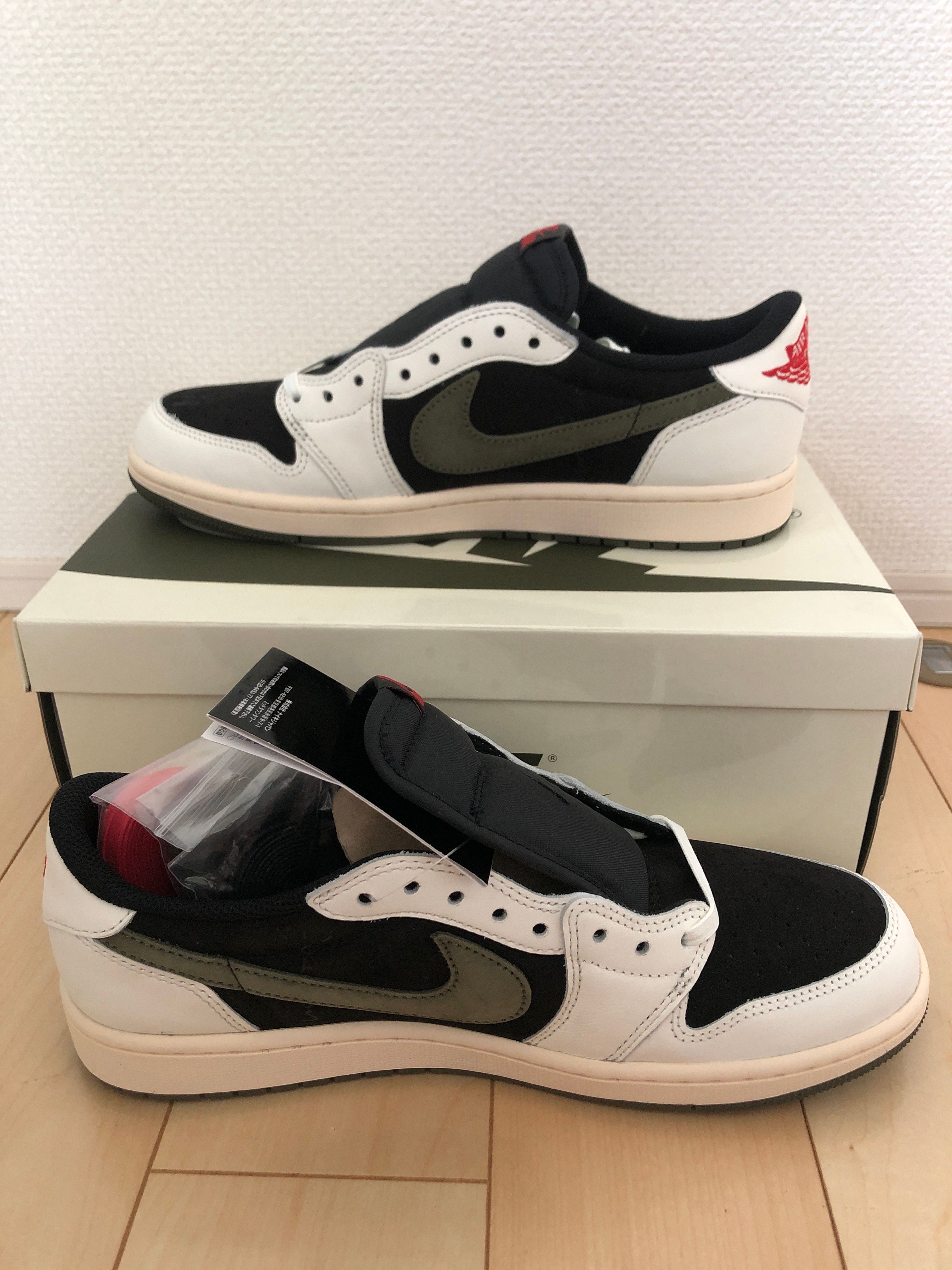 Travis Scott × Nike Women's Air Jordan 1 Low OG "Medium Olive"