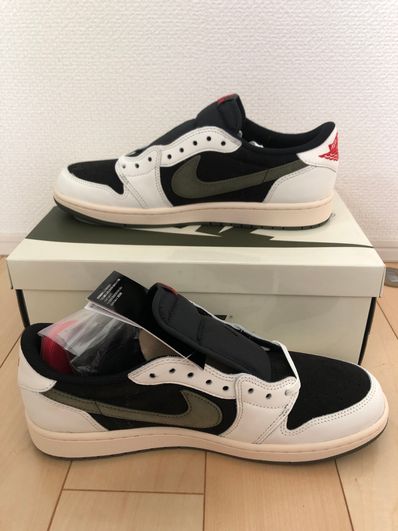 Travis Scott × Nike Women's Air Jordan 1 Low OG "Medium Olive"