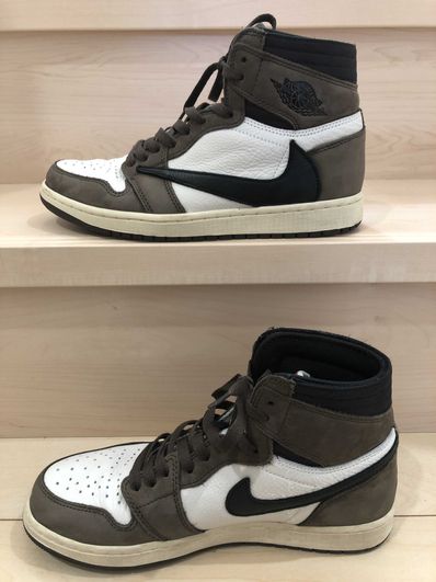 Travis Scott × Nike Air Jordan 1 Retro High OG TS SP "Sail/Dark Mocha"