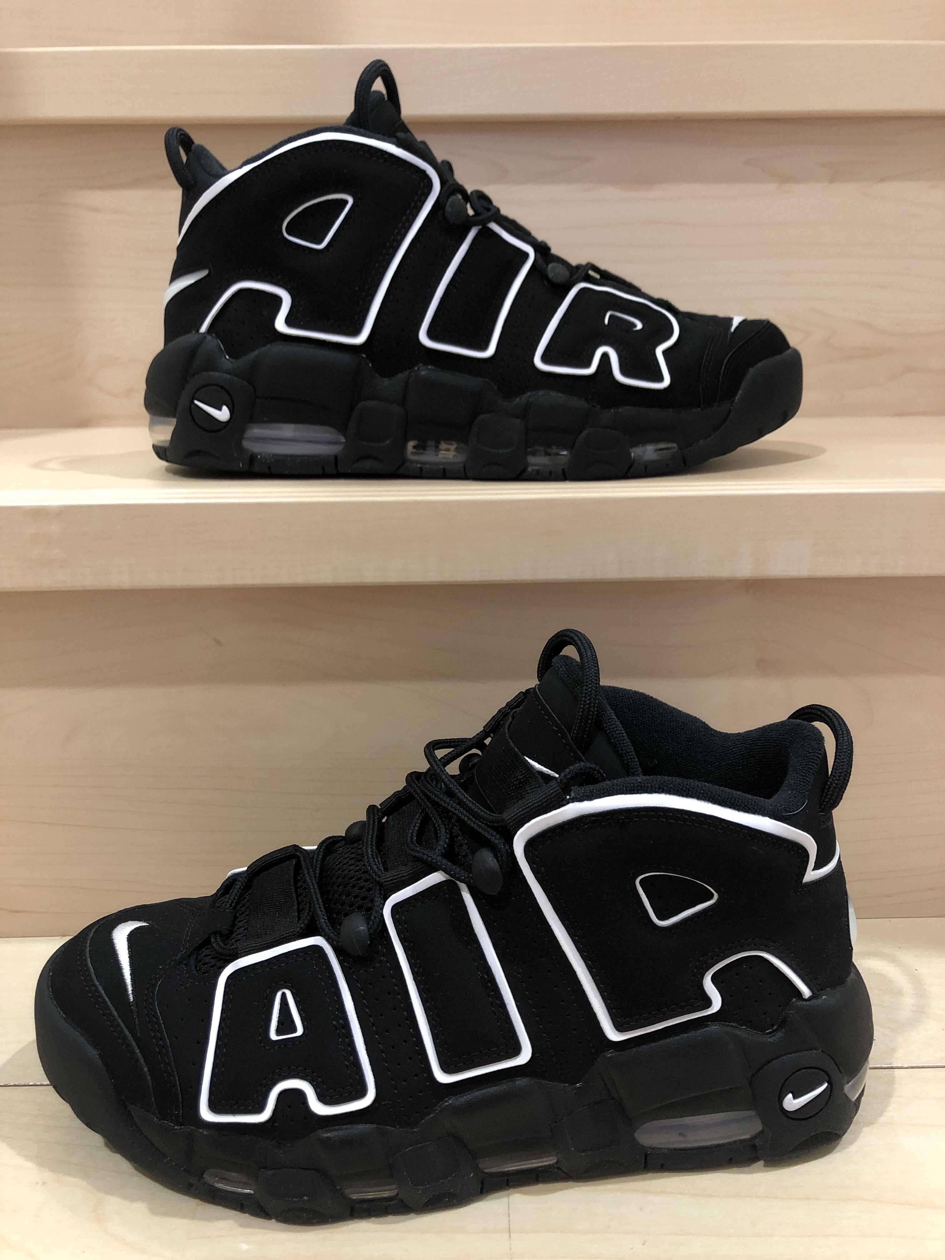 NIKE AIR MORE UPTEMPO "BLACK/WHITE"(2016)