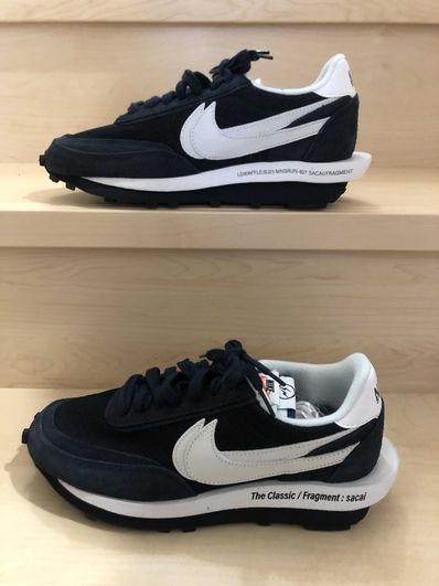 Fragment × sacai × Nike LD Waffle "Blackended Blue"