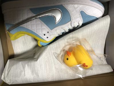 FTC × Nike SB Dunk Low "White/Blue"