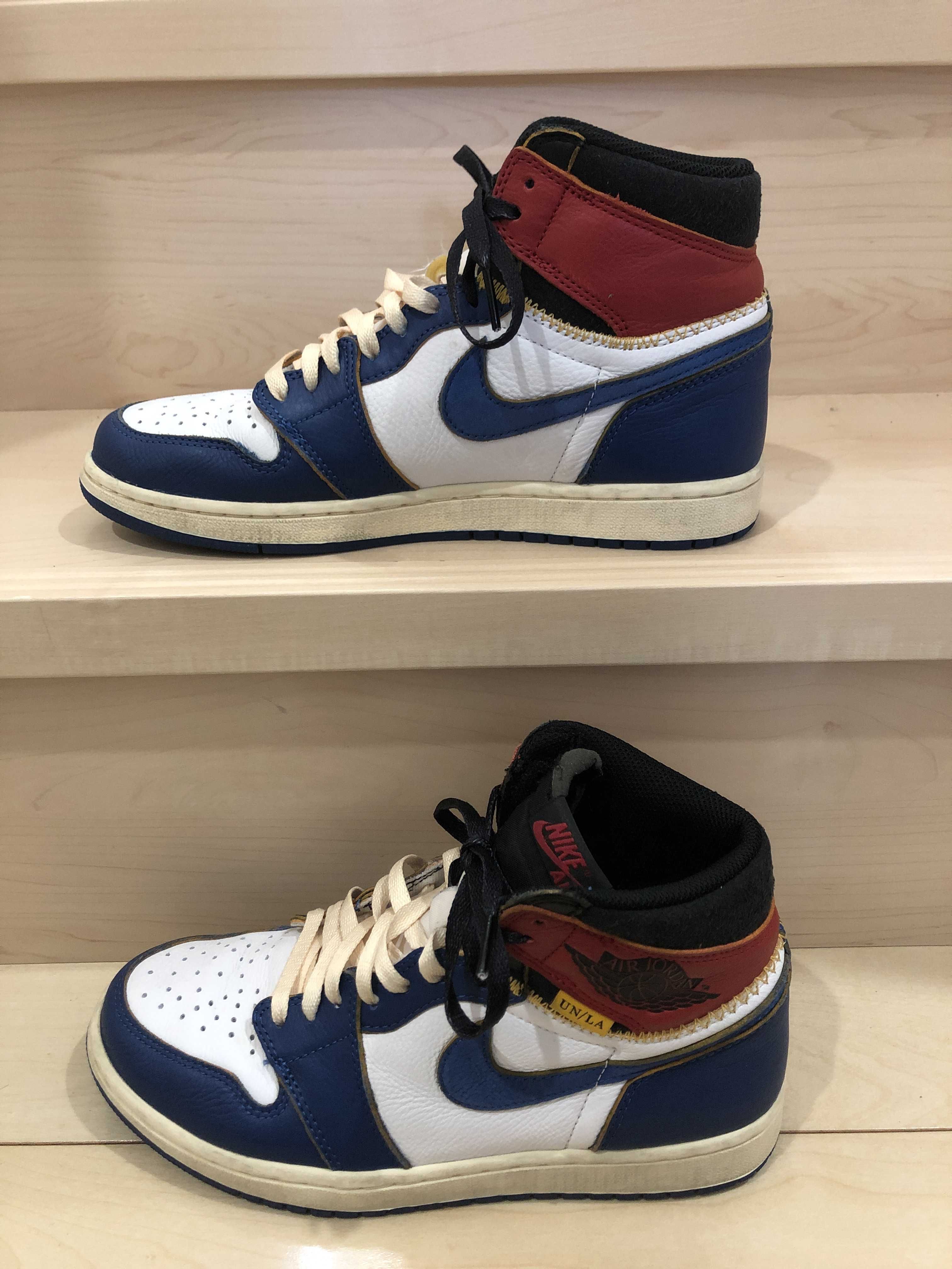 Union × Nike Air Jordan 1 Retro High OG NRG "Storm Blue/Varsity Red"