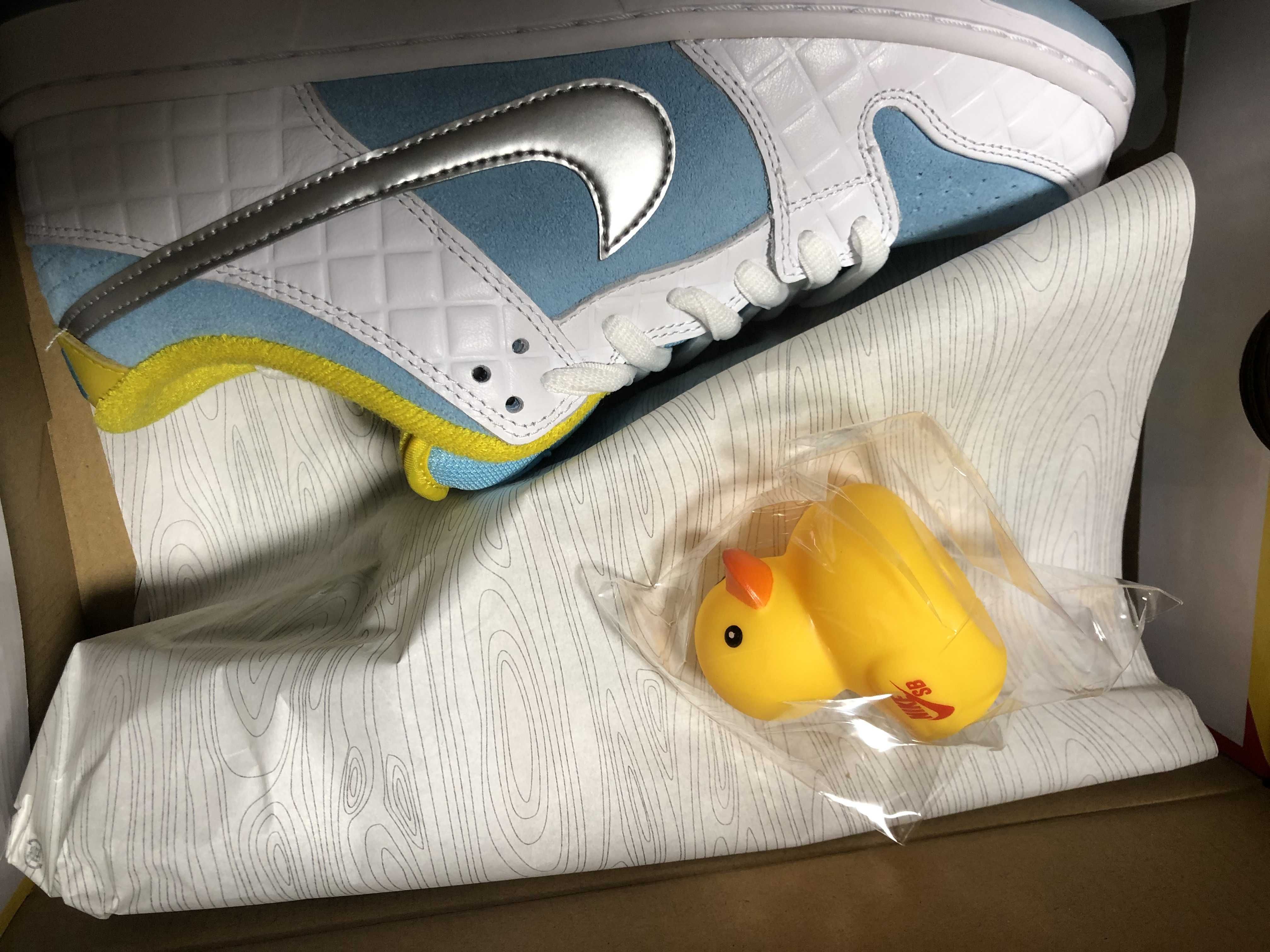 FTC × Nike SB Dunk Low "White/Blue"