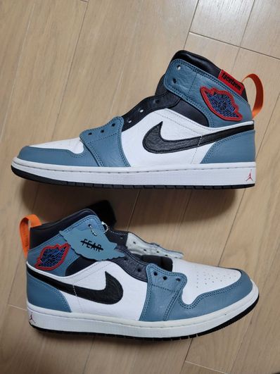 FACETASM × Nike Air Jordan 1 Mid "White/Navy"