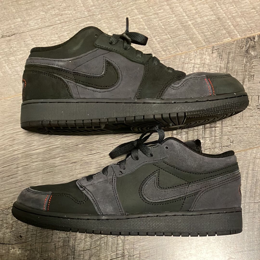 Nike GS Air Jordan 1 Low SE Craft "Dark Smoke Grey"
