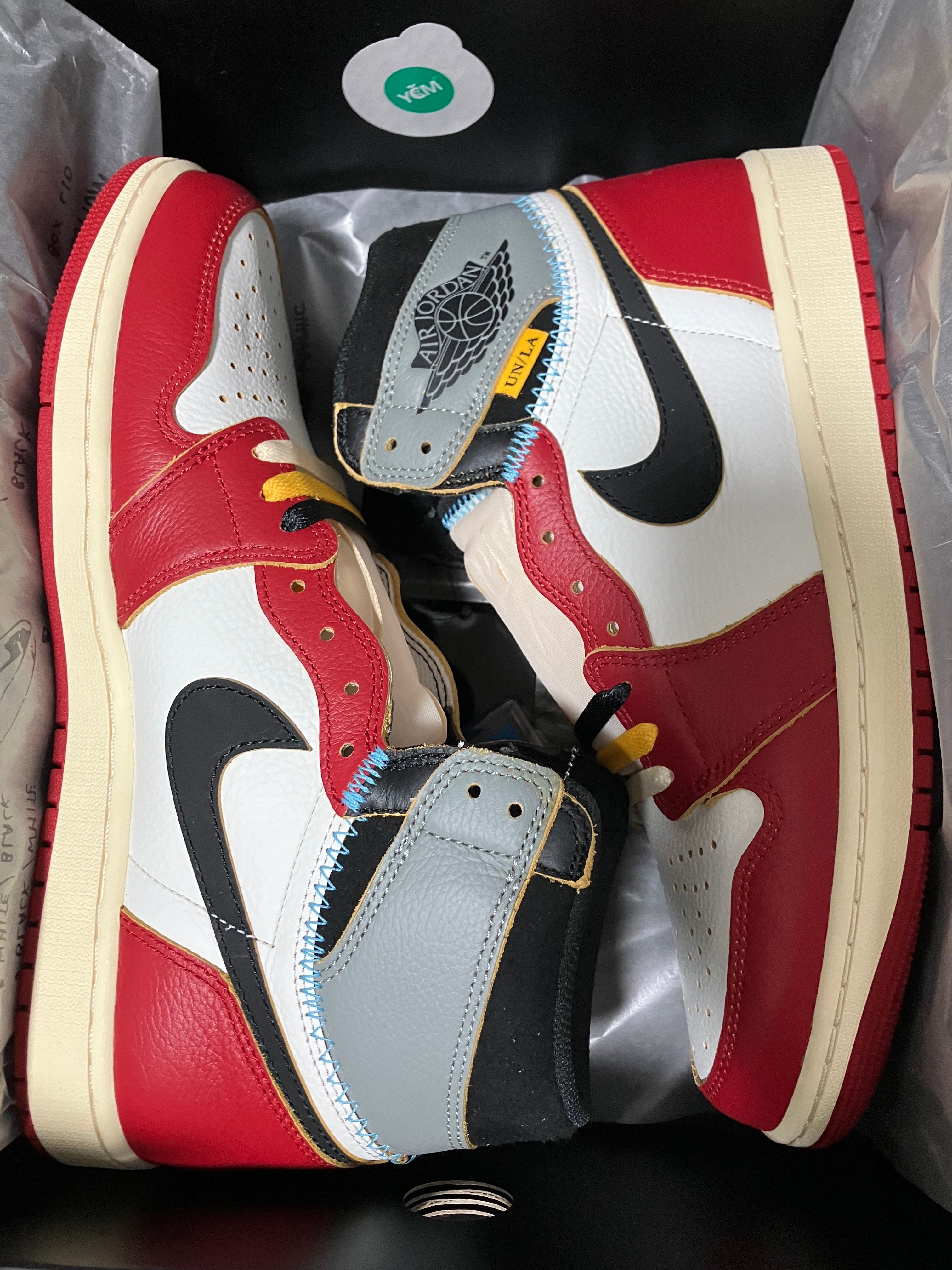 UNION × Nike Air Jordan 1 Retro High OG "Chicago/Shadow"