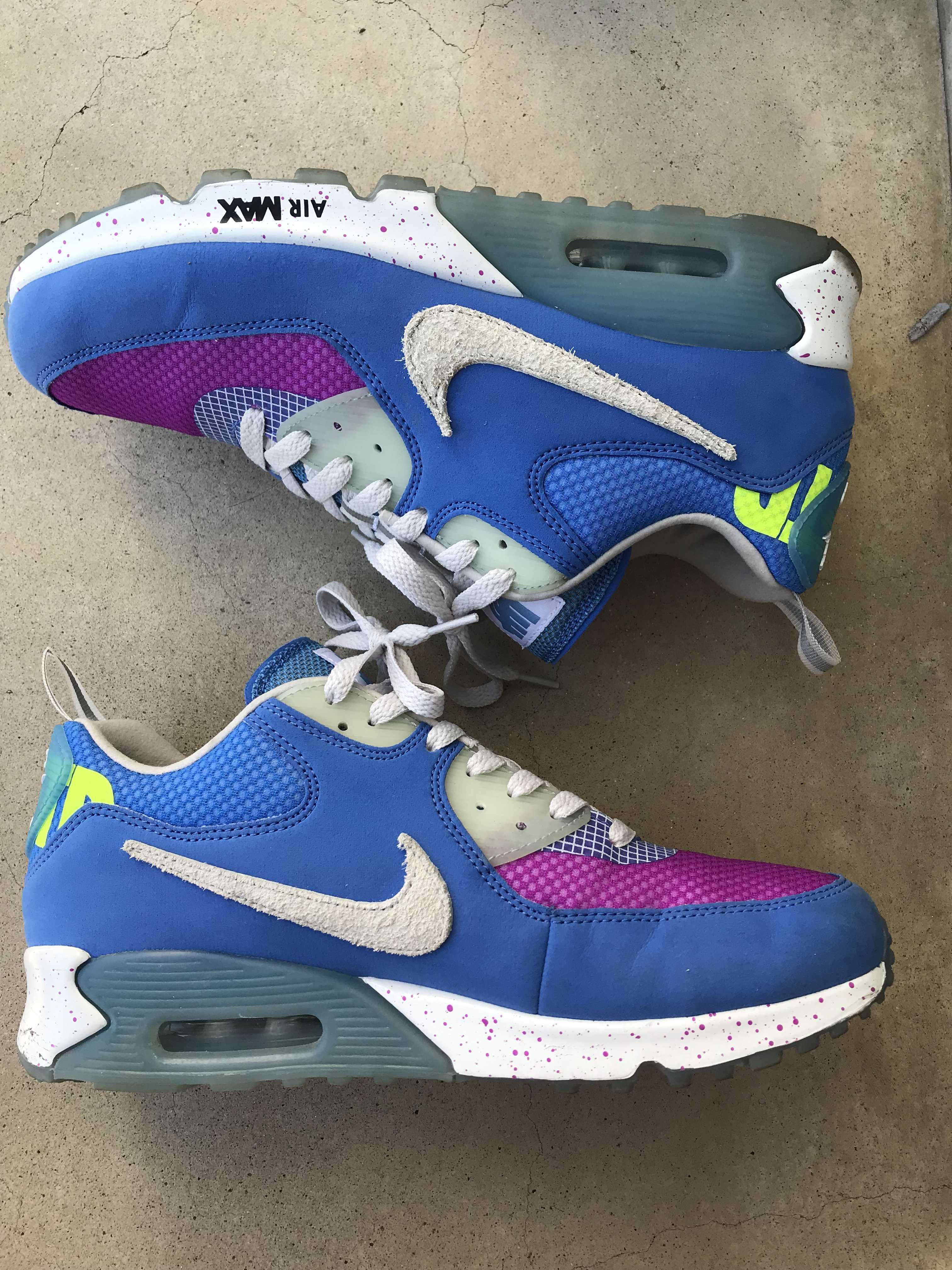 UNDEFEATED × Nike Air Max 90 "Blue/Purple"