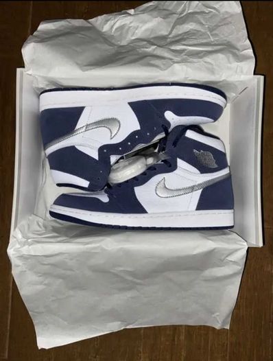 Nike Air Jordan 1 High OG CO.JP "White/Midnight Navy" (2020)(ブリーフケースなし)