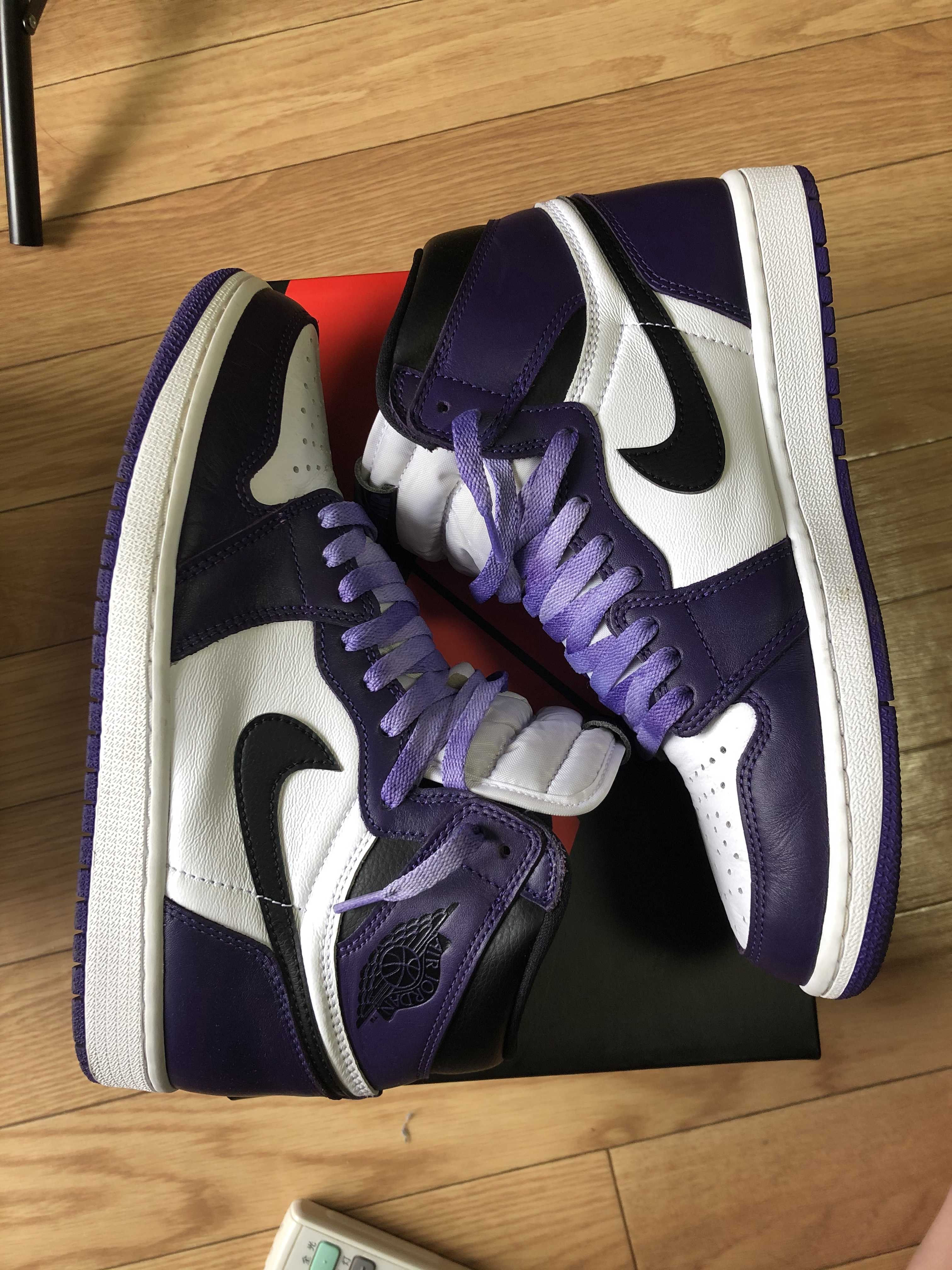 Nike Air Jordan 1 Retro High OG "Court Purple White/Black" (2020)