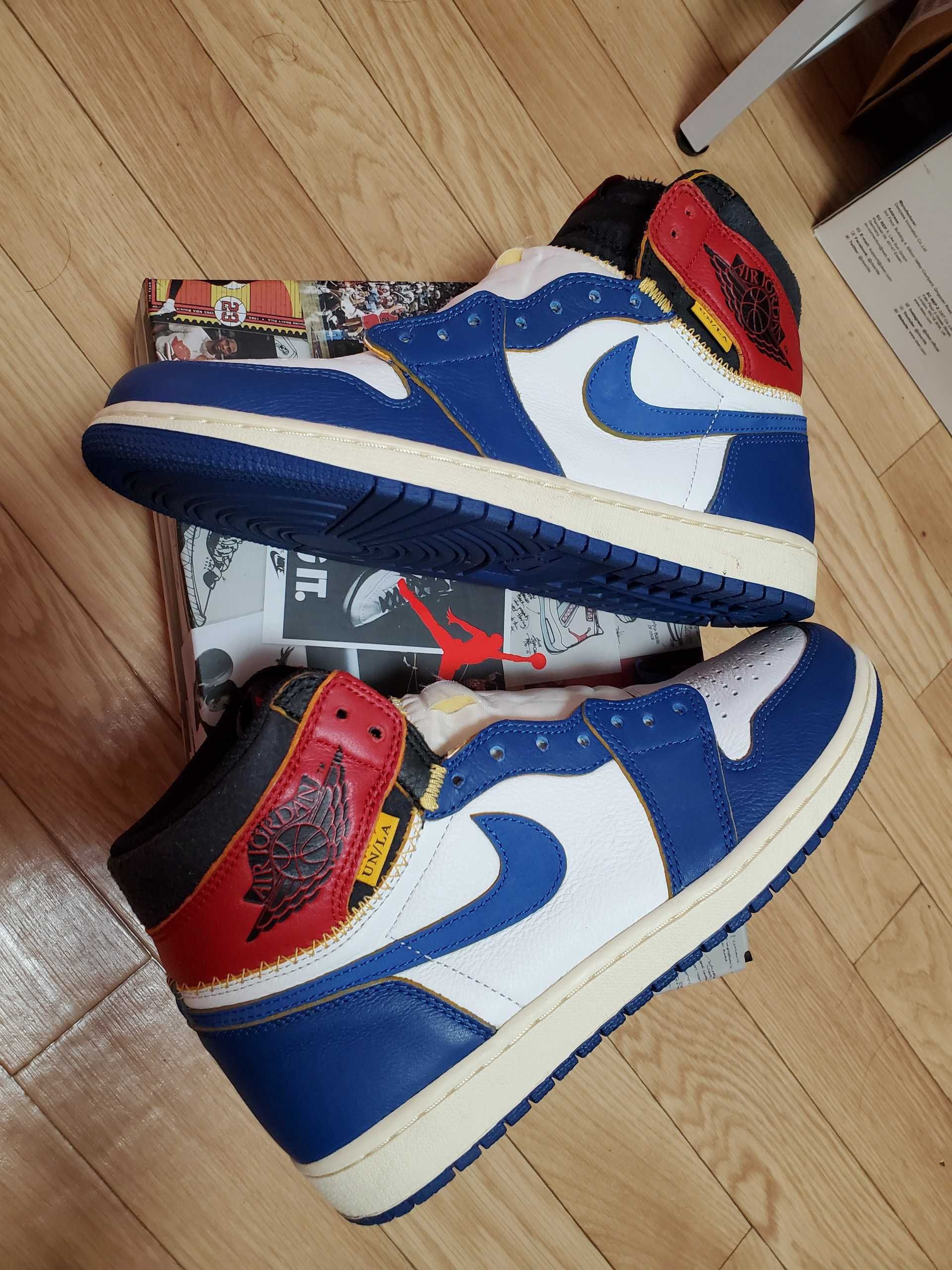 Union × Nike Air Jordan 1 Retro High OG NRG "Storm Blue/Varsity Red"