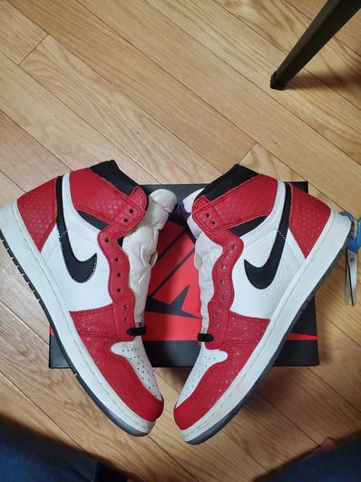 Spiderman × Nike Air Jordan 1 Origin Story "Gym Red/White/Photo Blue/Black"