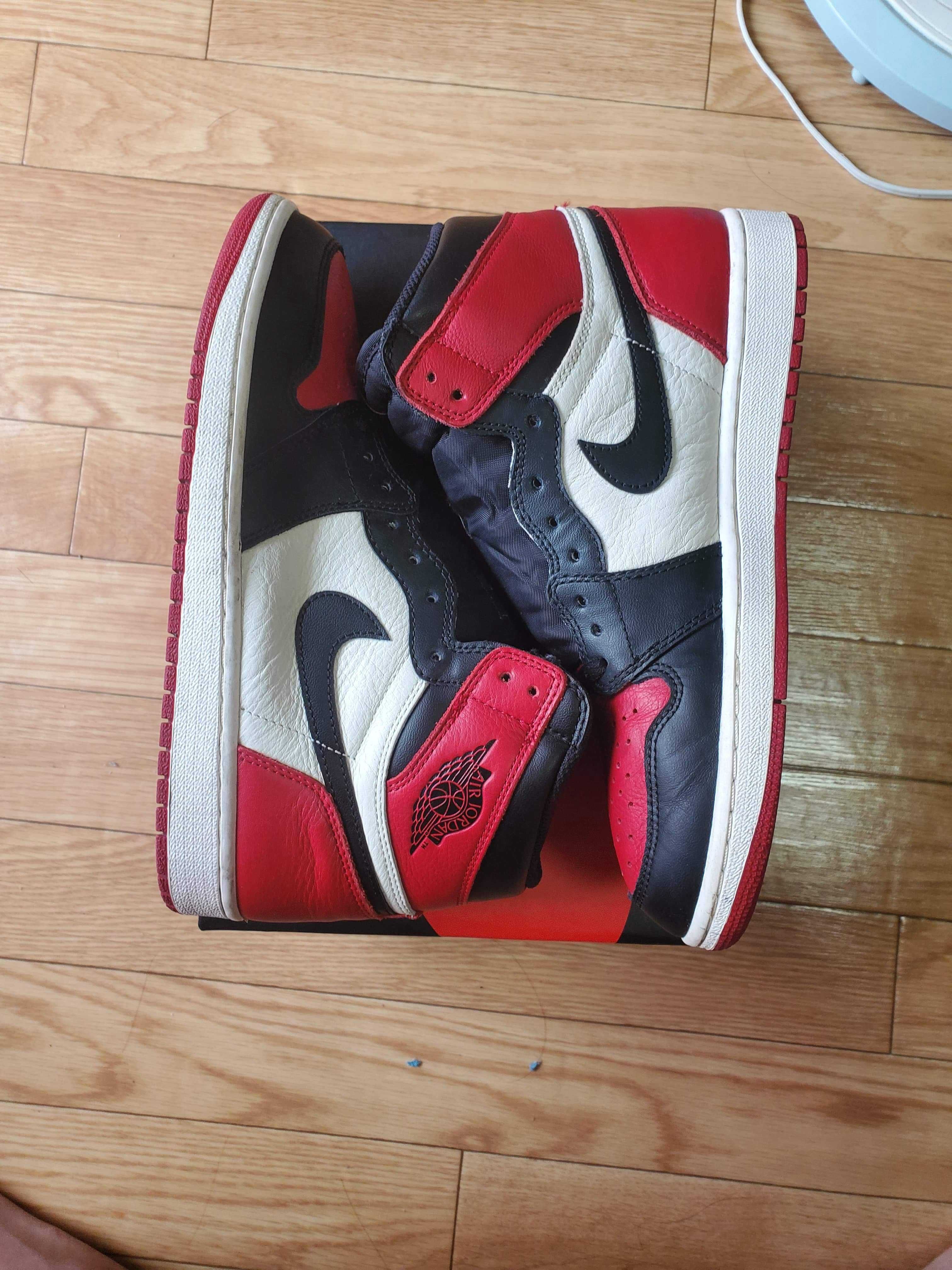 Nike Air Jordan 1 Retro High OG "Bred Toe"