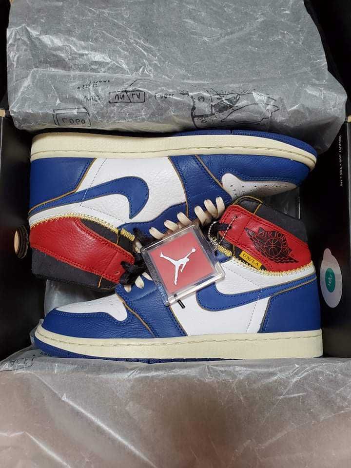 Union × Nike Air Jordan 1 Retro High OG NRG "Storm Blue/Varsity Red"