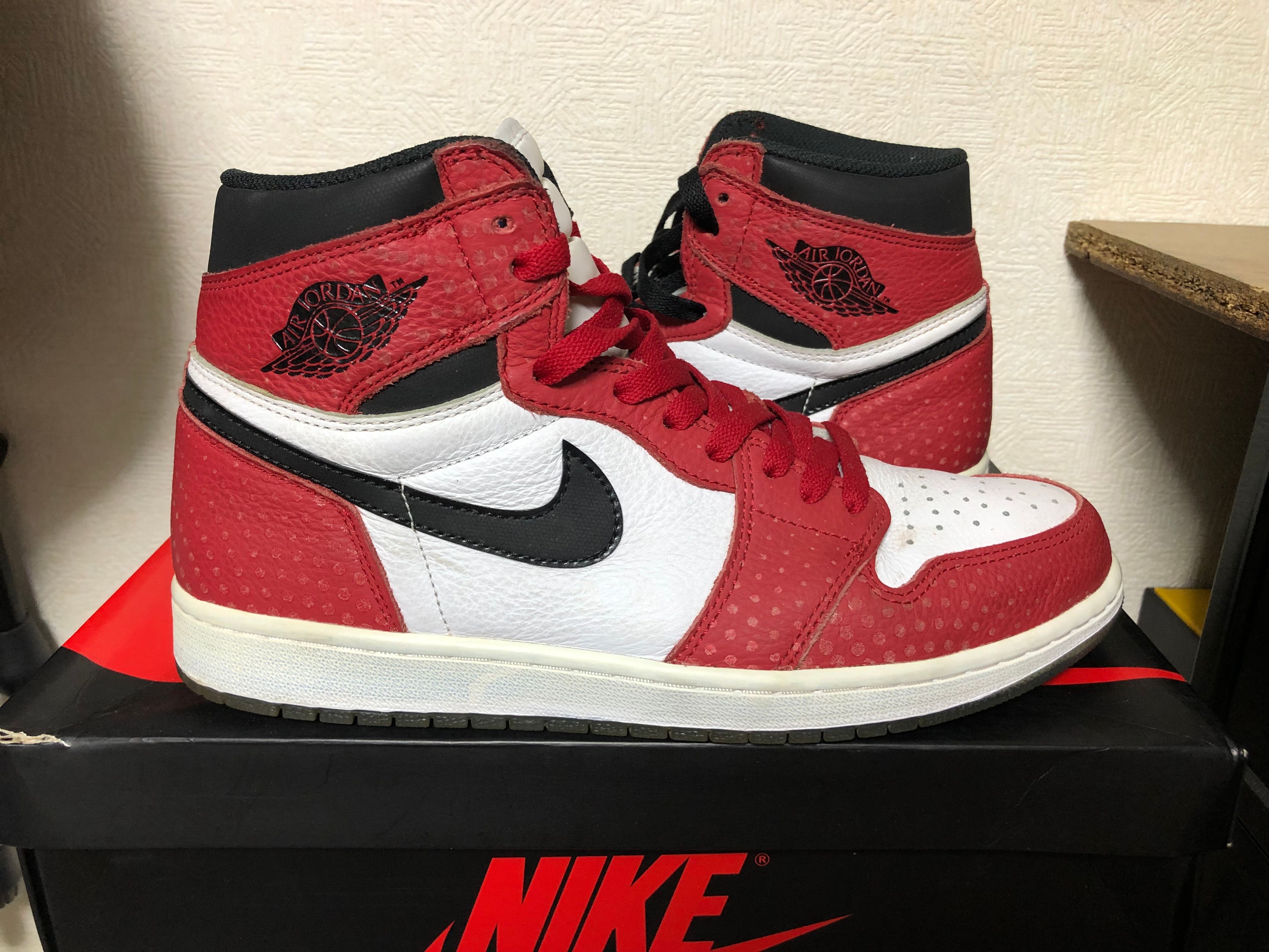 Spiderman × Nike Air Jordan 1 Origin Story "Gym Red/White/Photo Blue/Black"