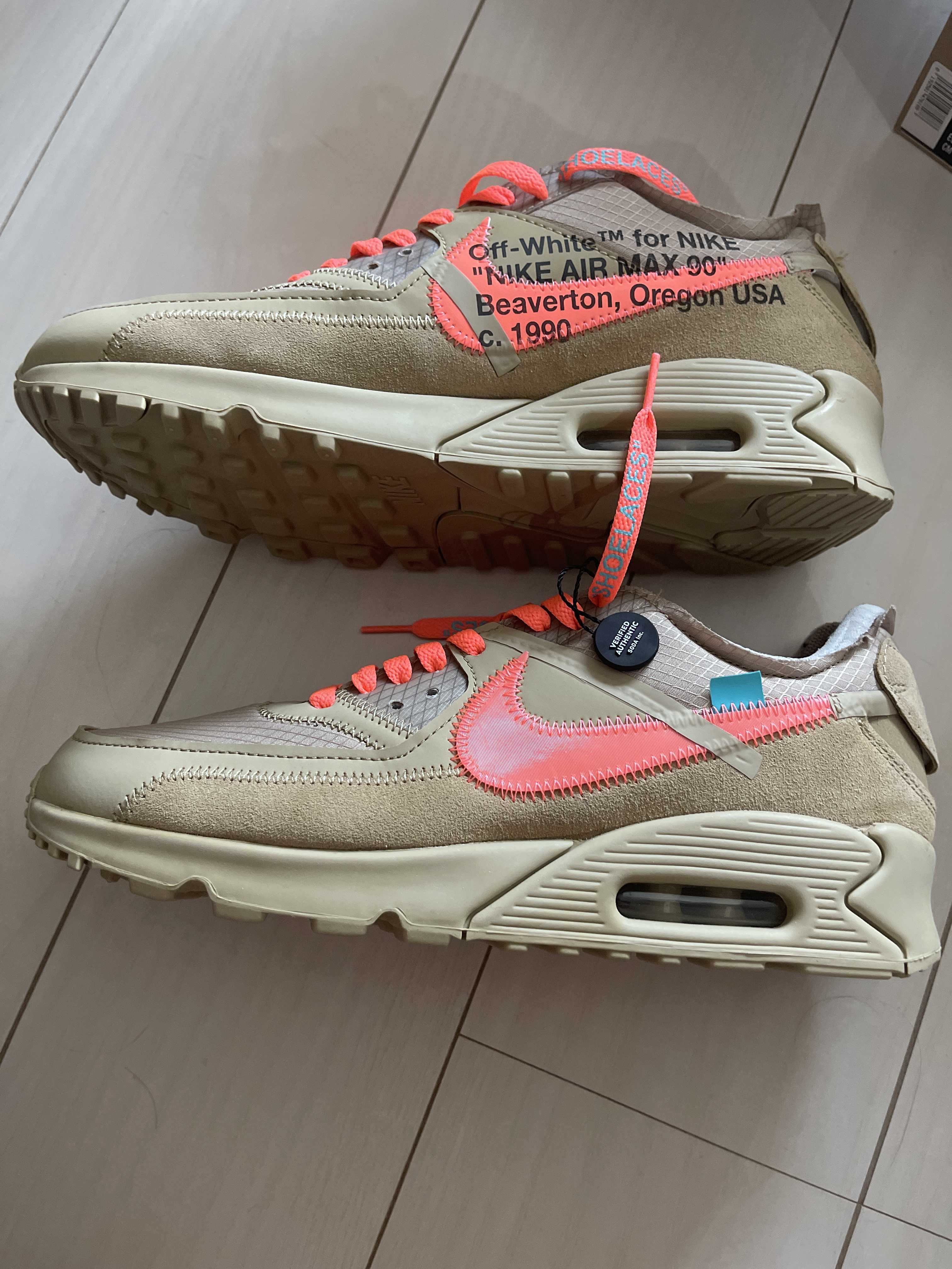 Off-White × Nike Air Max 90 "Desert Ore"