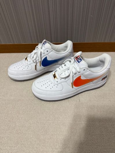 KITH × Nike Air Force 1 Low "White/Rush Blue/White/Brilliant Orange"