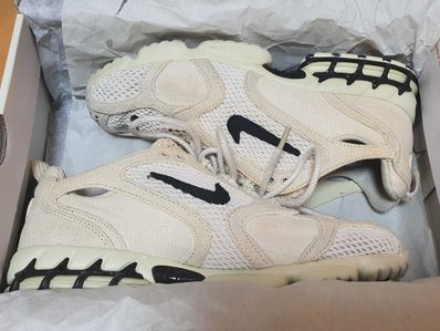 Stussy × Nike Air Zoom Spiridon CG 2 "Fossil/Black"