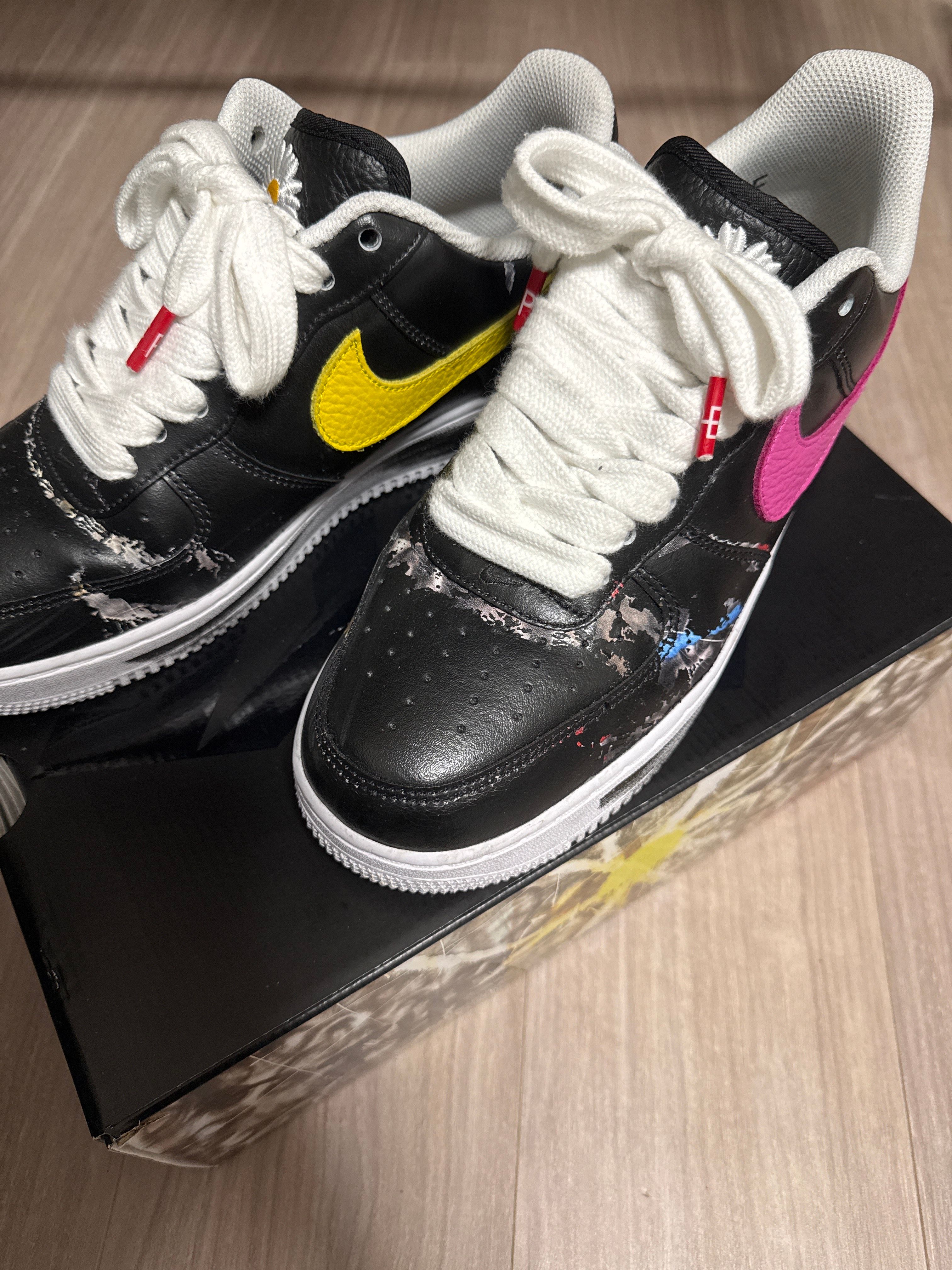 PEACEMINUSONE × Nike Air Force 1 Low '07 Para-Noise 3.0 "Black and Multi-Color" / G-DRAGON