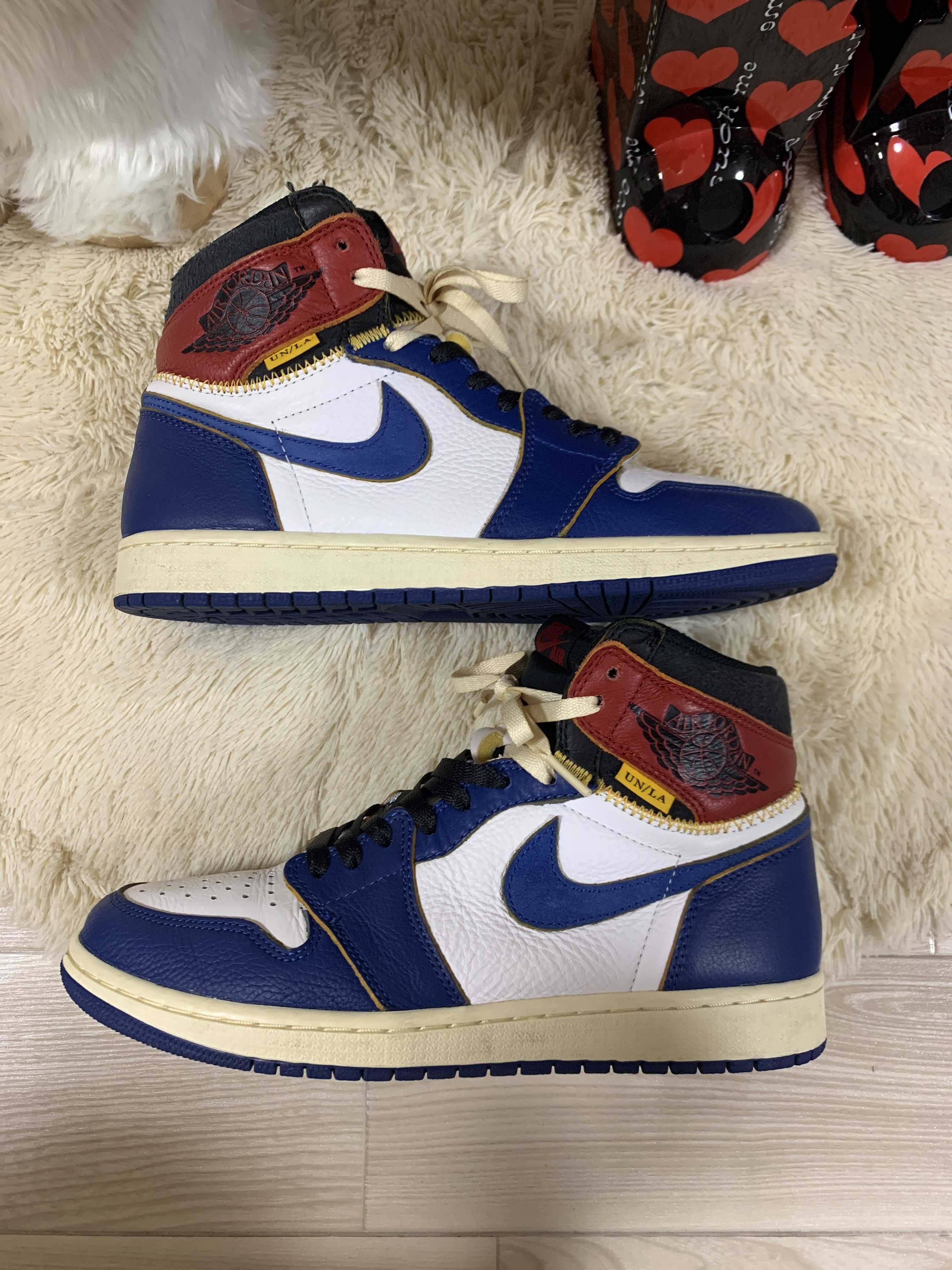 Union × Nike Air Jordan 1 Retro High OG NRG "Storm Blue/Varsity Red"