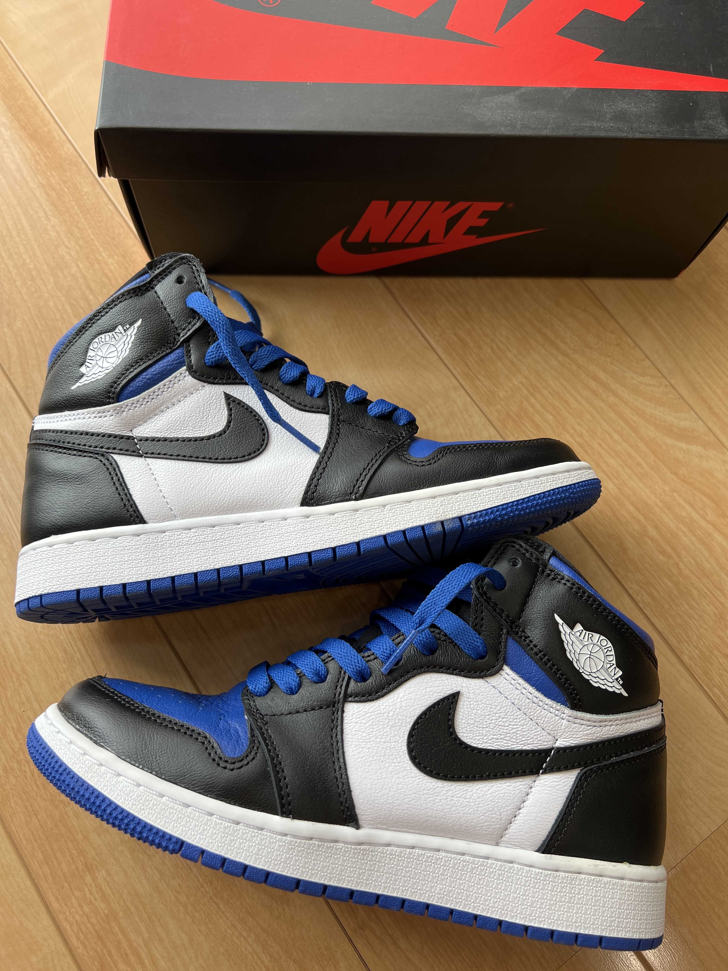 Nike GS Air Jordan 1 High "Royal Toe" (2020)