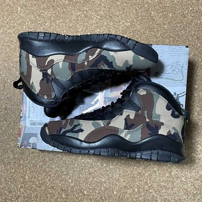 Nike Air Jordan 10 "Woodlamd Camo"