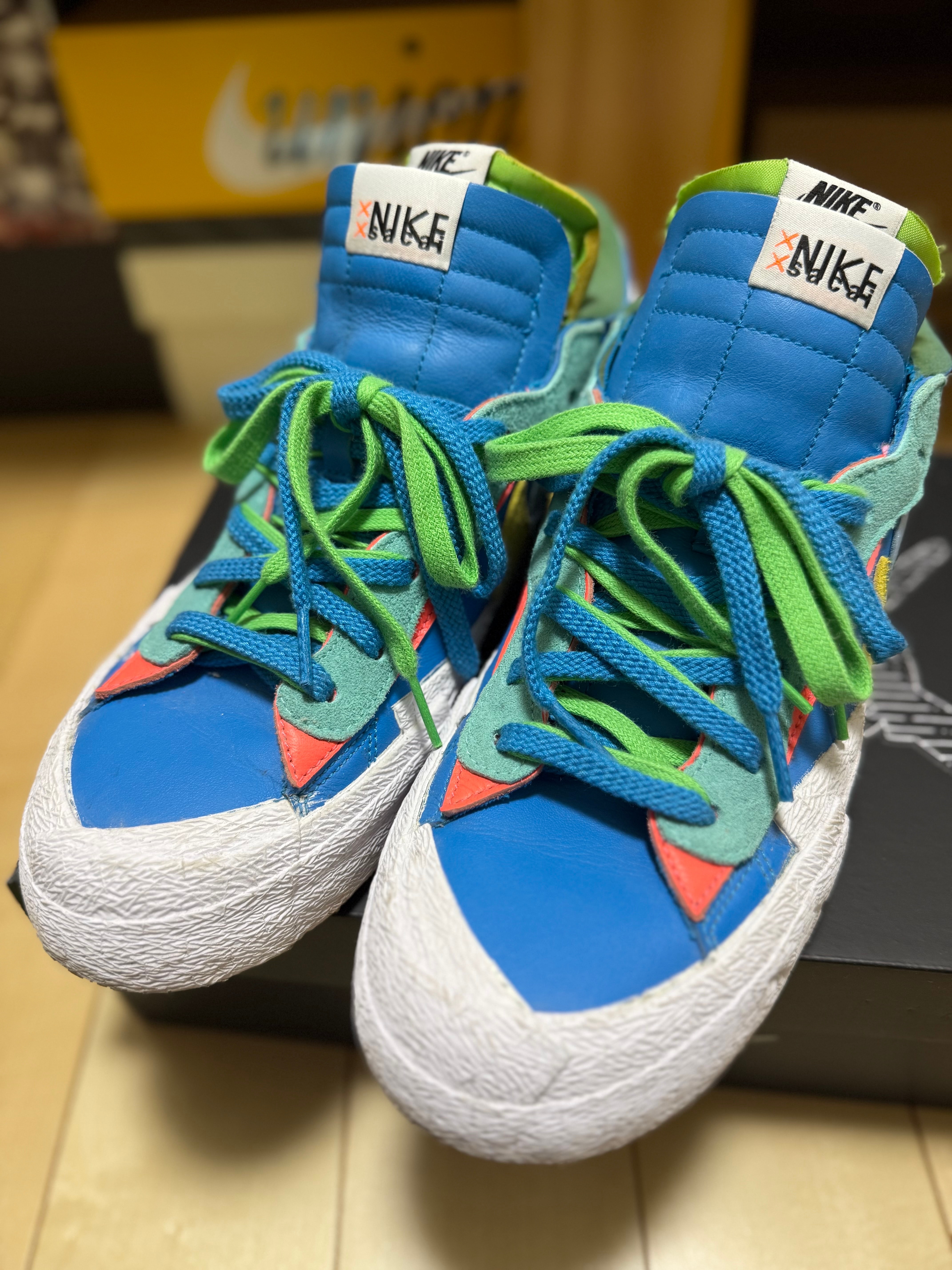 KAWS × sacai × Nike Blazer Low "Neptune Blue"