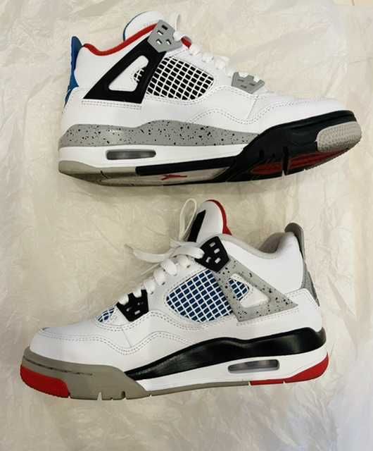 NIKE AIR JORDAN 4 GS WHAT THE 4