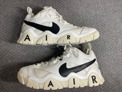 NIKE AIR BARRAGE LOW "WHITE/BLACK"